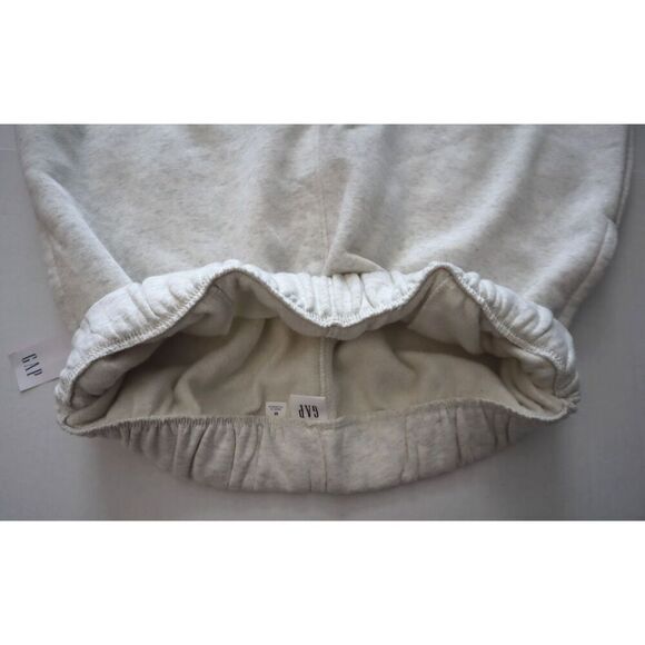 Gap 529031 Women's Sz Medium Pale Gray Heather Fleece Jogger Pants - Picture 3 of 10